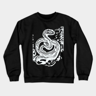 A Cool Snake Design Crewneck Sweatshirt